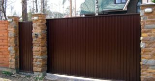 Купить откатные ворота консольные Солнечногорск, цена от 2816 руб.