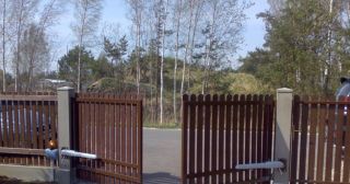 Купить распашные ворота из штакетника Солнечногорск, цена от 2764 руб.